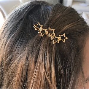 Glamorous Small Stars Metal Hair Clip